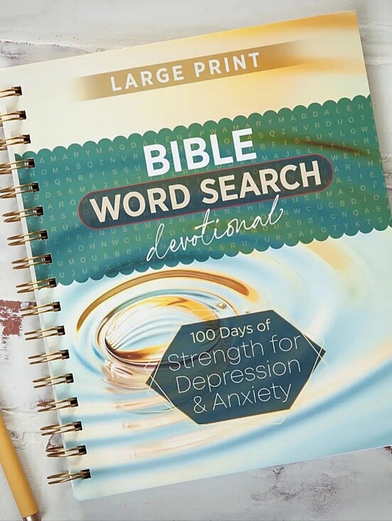 Other - Bible Word Search Devotional - Teal & Gold Cover